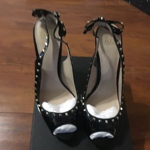 Truth or Dare-Madonna Heels PatentLeather Peep Toe